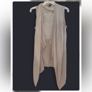 Banana Republic Women's Open Front Beige Cardigan